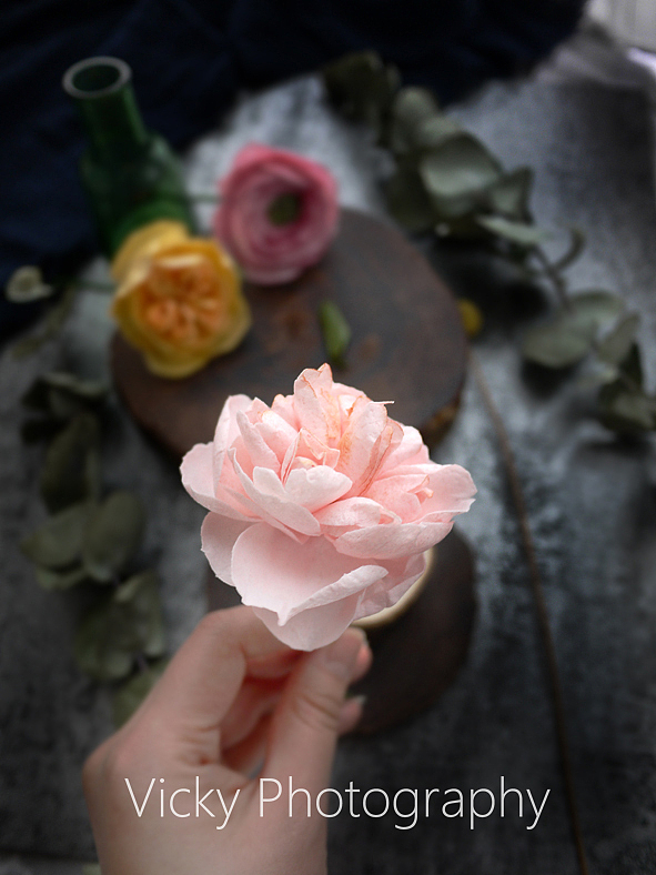 糯米纸花可以吃的花花没有制作工具徒手做的