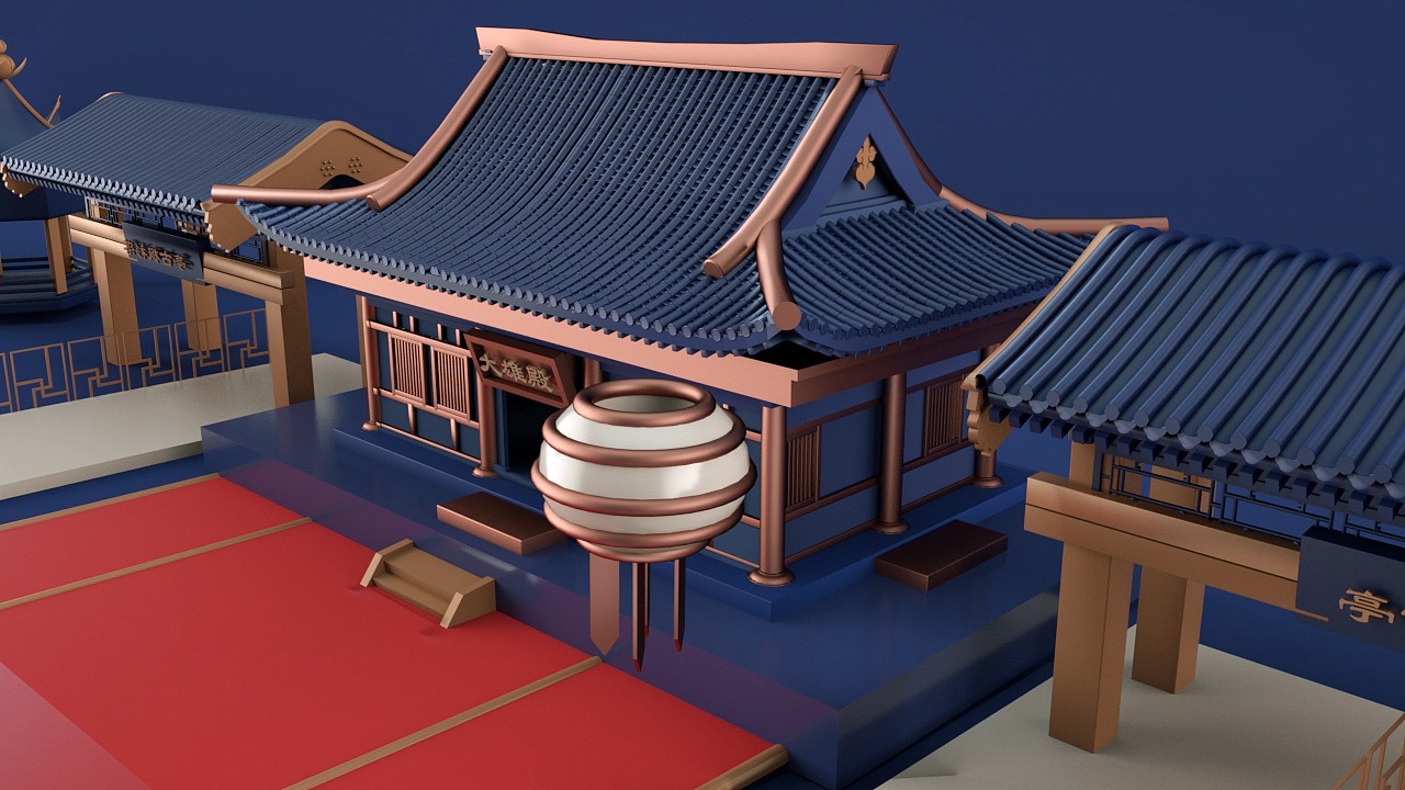 C4D佛教文化宣传片