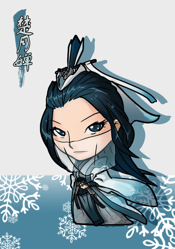 百度阅读《逆天邪神》推广用Q版人物设计