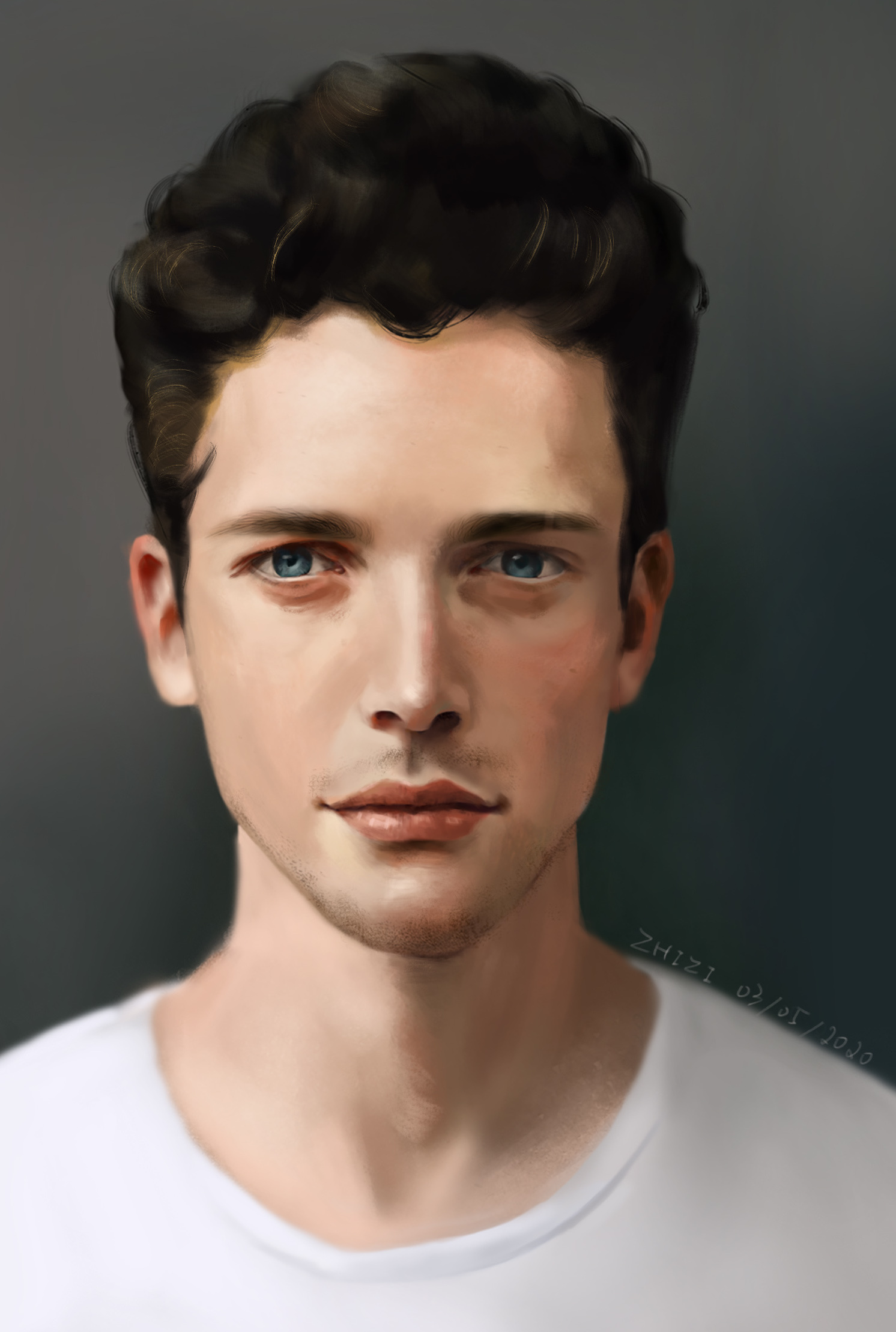 cg人物绘画练习