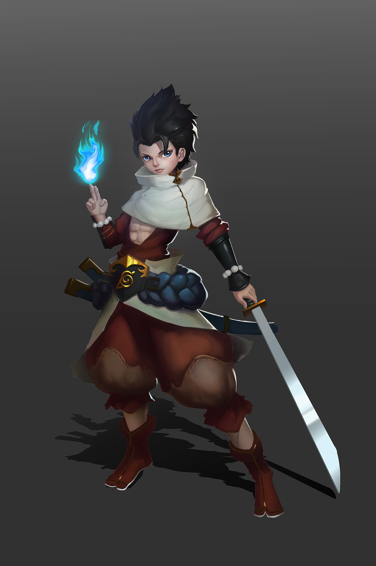 一枚小忍孩（图ZNzk1NDM5MzI=） - 游戏原画 - 站酷设计师快乐风男93原创素材 - 站酷ZCOOL