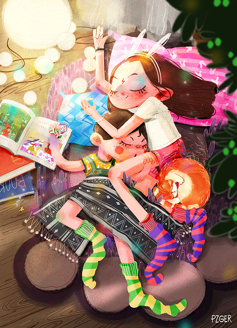 最近的创作（图ZMjIzMTEzODAw） - 儿童插画 - 站酷设计师瓶子盖尔原创素材 - 站酷ZCOOL