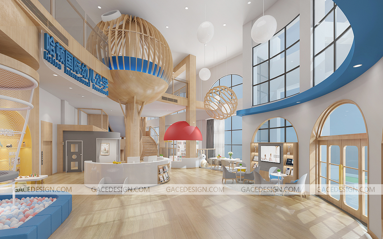 Gace Design 0-6早幼托教育设计丨哈顿国际幼儿公学（图ZMjMwNDc0MTgw） - 家装设计 - 站酷设计师GaceDesign原创素材 - 站酷ZCOOL