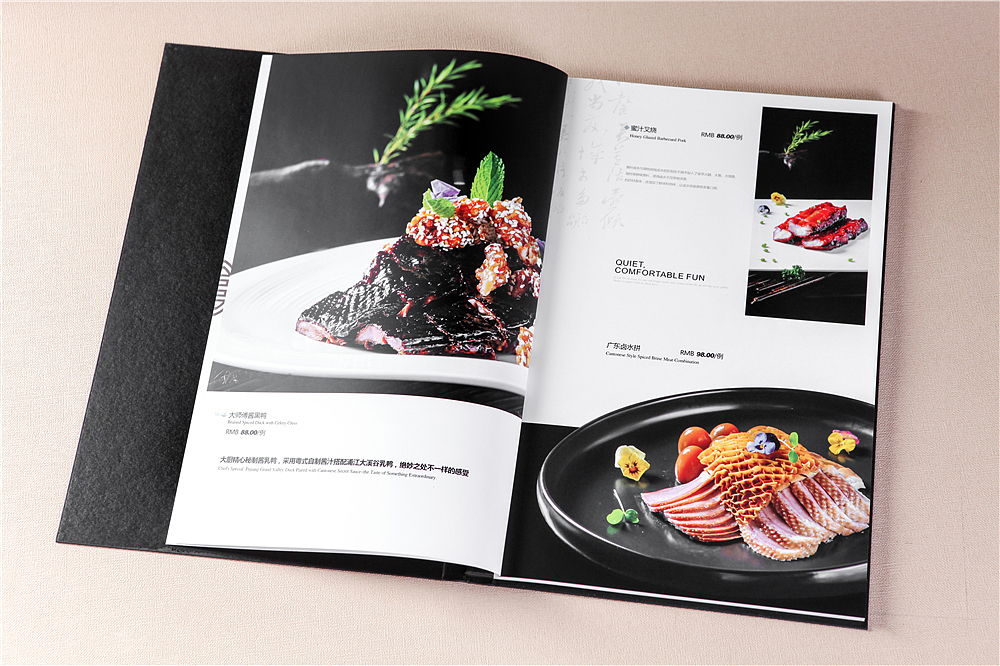 重庆茶餐厅菜谱制作-酒楼菜谱设计-捷达菜谱制作公司（图ZMTEwODU2MTI4） - 书籍/画册 - 站酷设计师捷达菜谱品牌设计原创素材 - 站酷ZCOOL