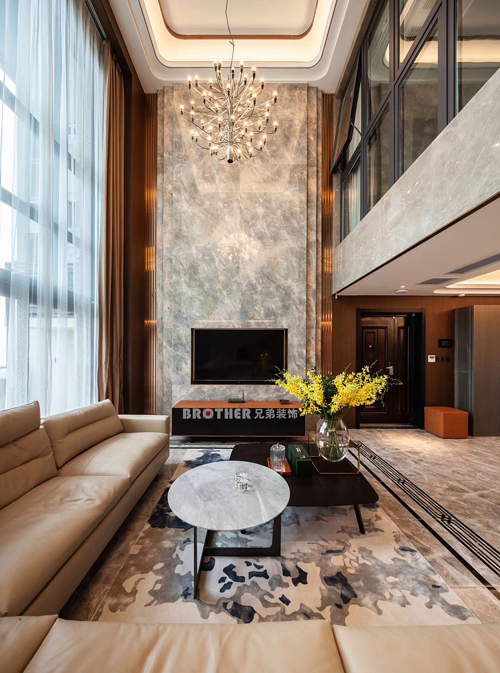 龙兴别墅装修,金科御临河装修,御临河别墅设计图改造