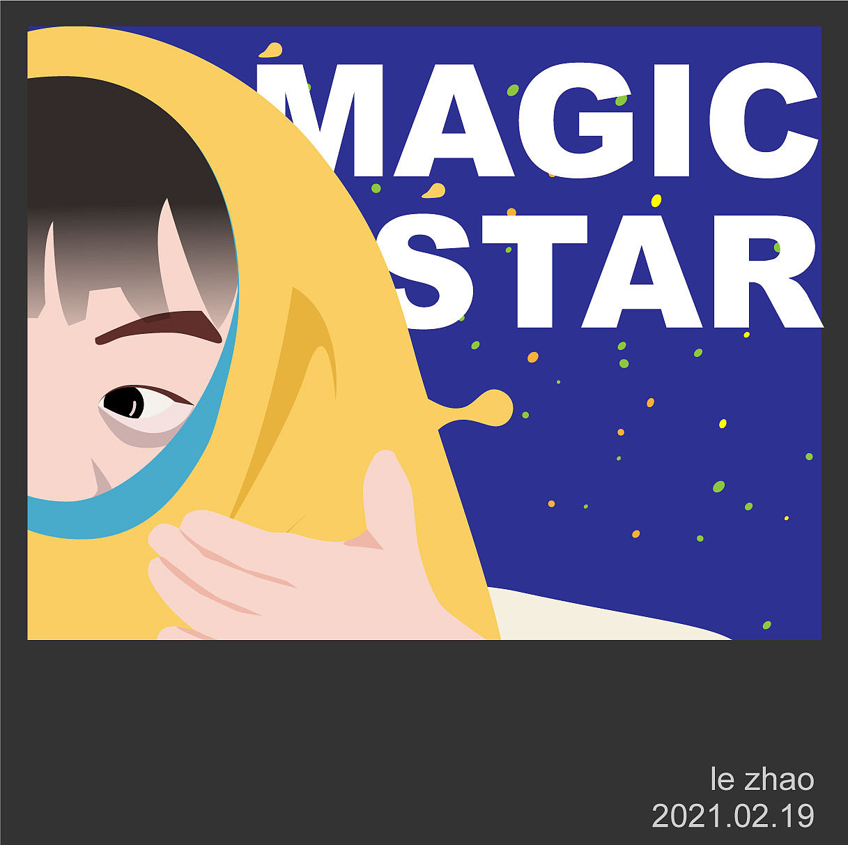 magic star（图ZMjQzMDg3MjE2） - 儿童插画 - 站酷设计师小兔快跑啊原创素材 - 站酷ZCOOL