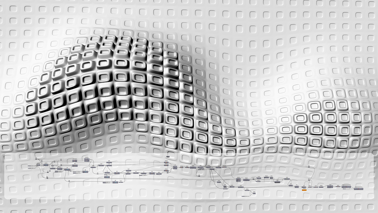 Grasshopper | 镂空+孔阵