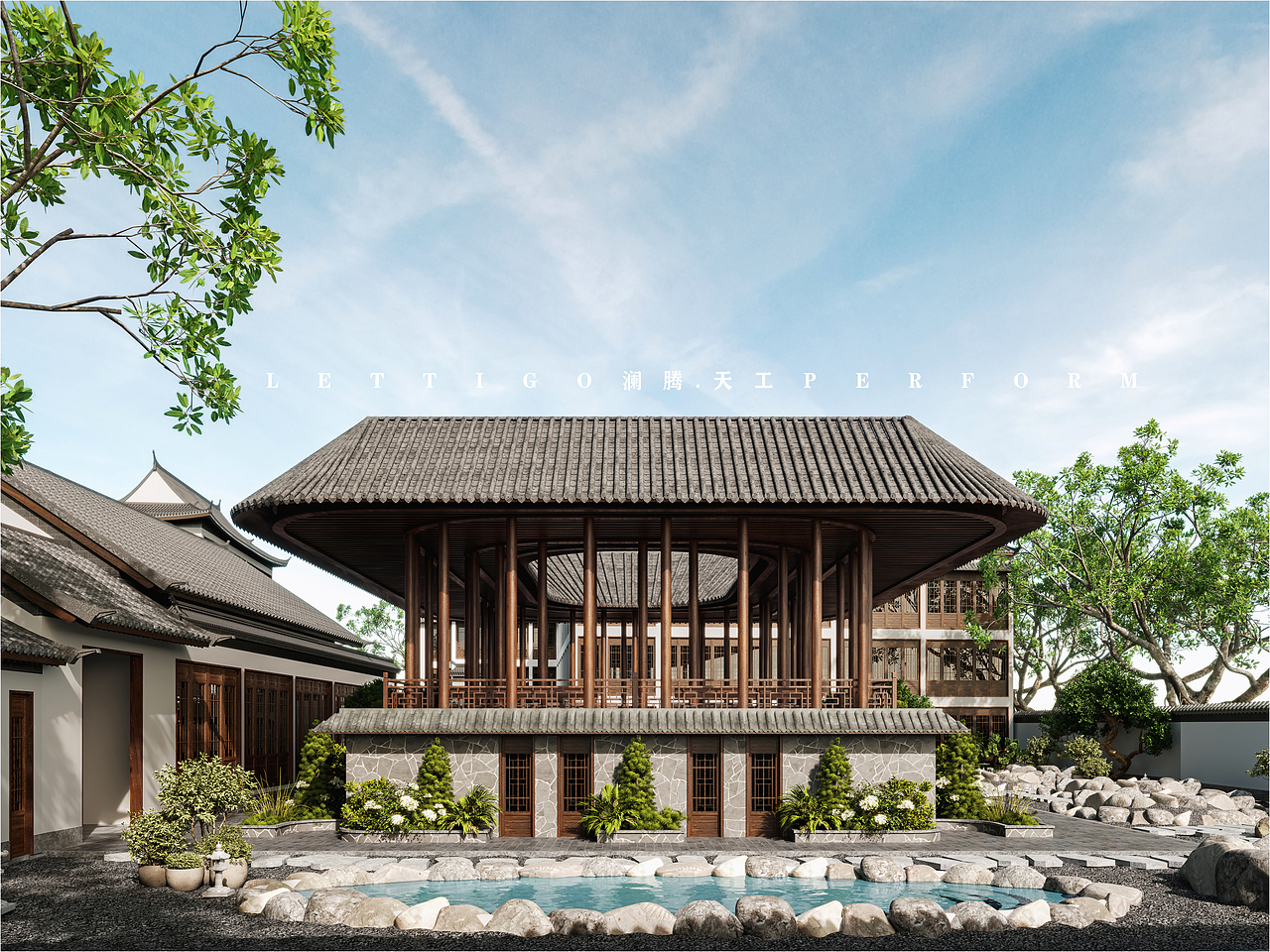 中式温泉酒店|渡假山庄|休闲会所