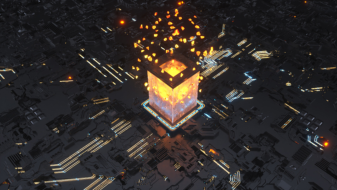 氮化镓充电器-三维动态视频渲染