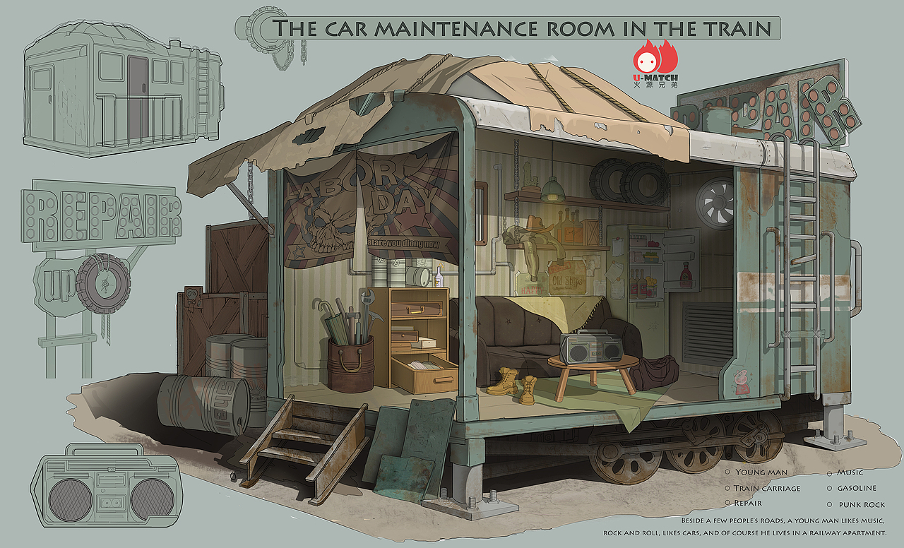 U-MATCH火源兄弟场景班学员部分作品NO.29（图ZMTE5NTUyODMy） - 概念设定 - 站酷设计师bigballgao原创素材 - 站酷ZCOOL