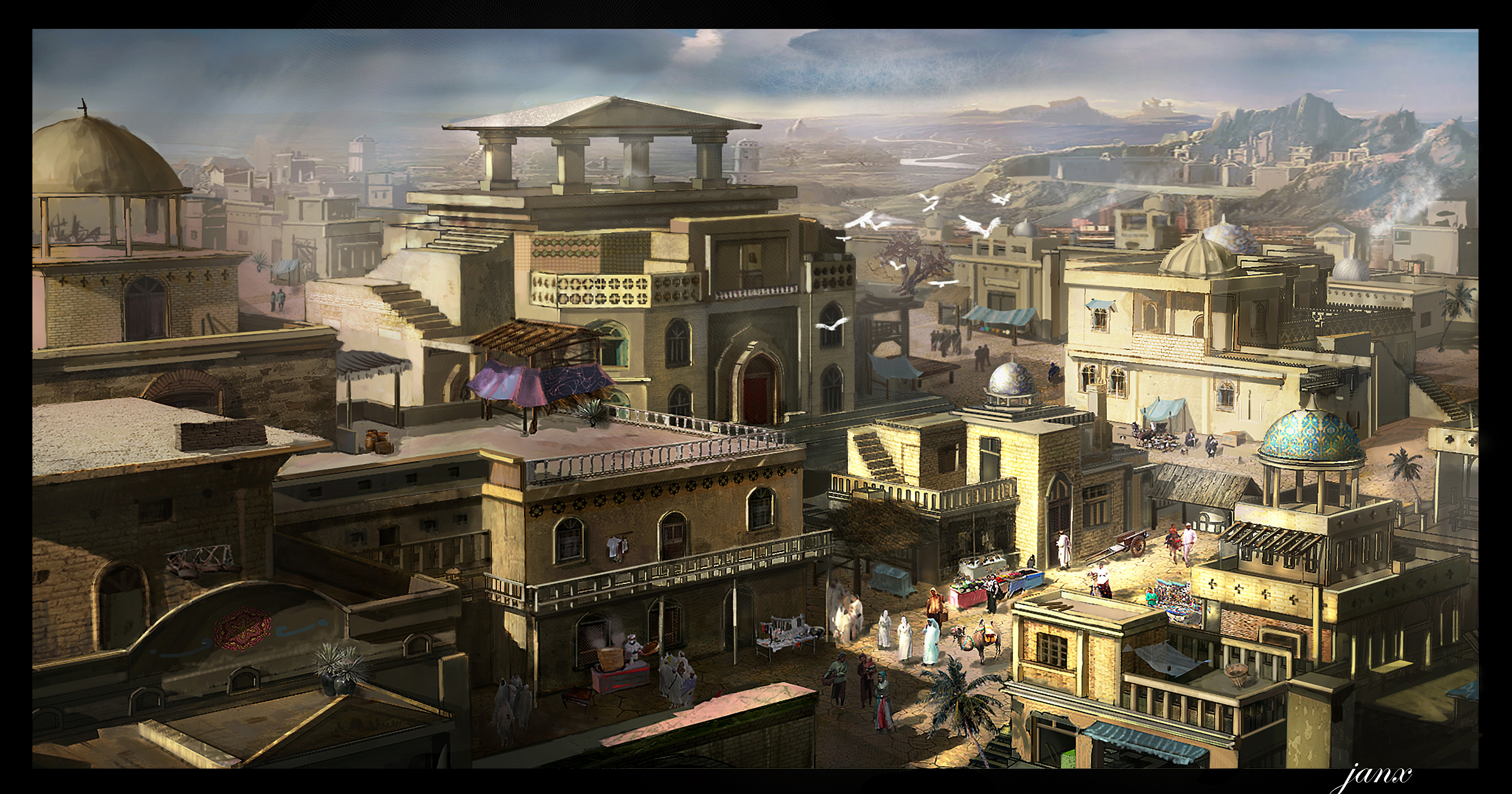 中东|插画|概念设定|eart_janx - 原创作品 - 站酷 (zcool)