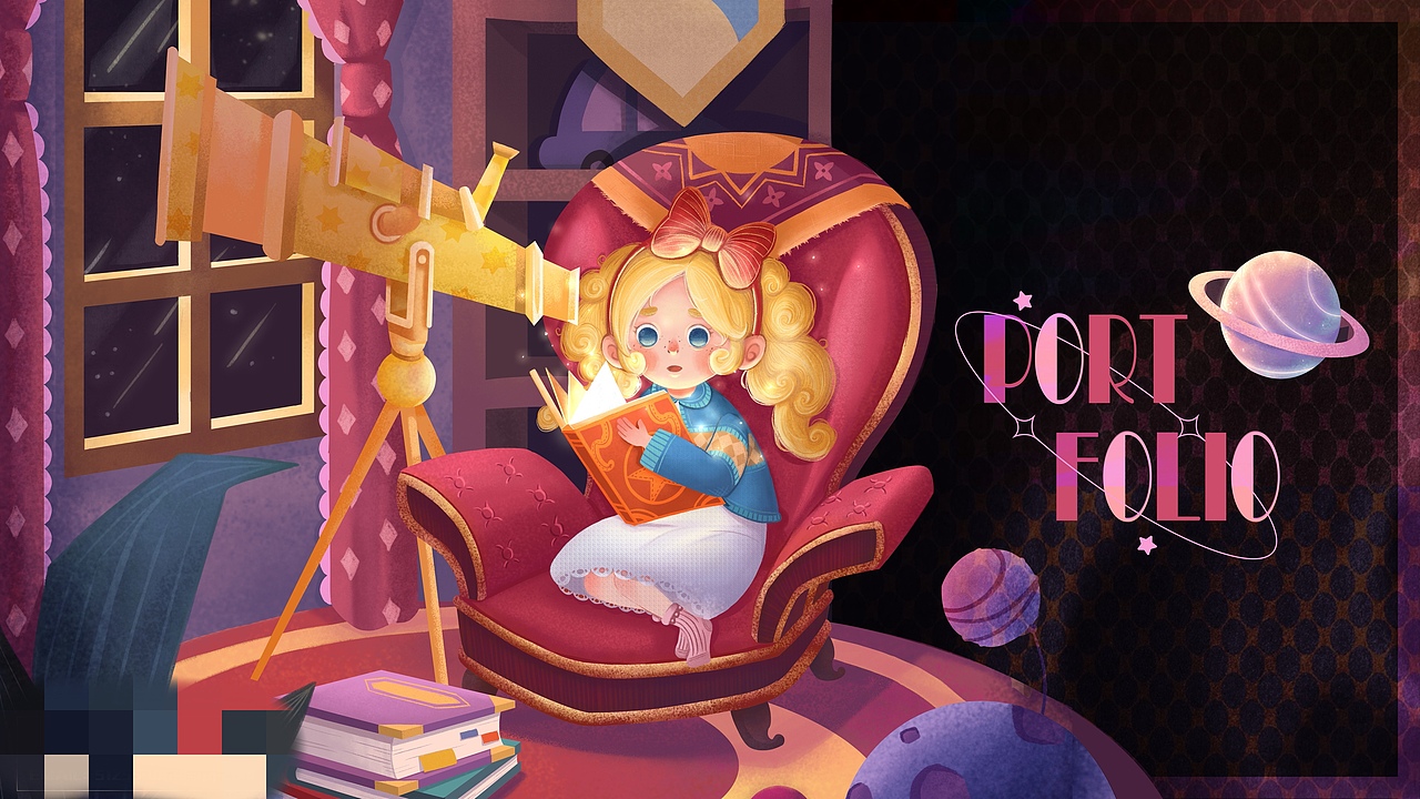 作品集封面（图ZMjY1MDQ2OTgw） - 儿童插画 - 站酷设计师殖民月球原创素材 - 站酷ZCOOL