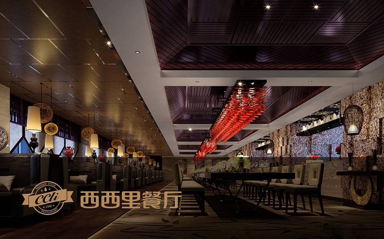 西餐厅LOGO、VI设计 西餐厅店面空间设计（图ZMjU0NDgzODQ=） - 品牌 - 站酷设计师HIBONA海右博纳原创素材 - 站酷ZCOOL