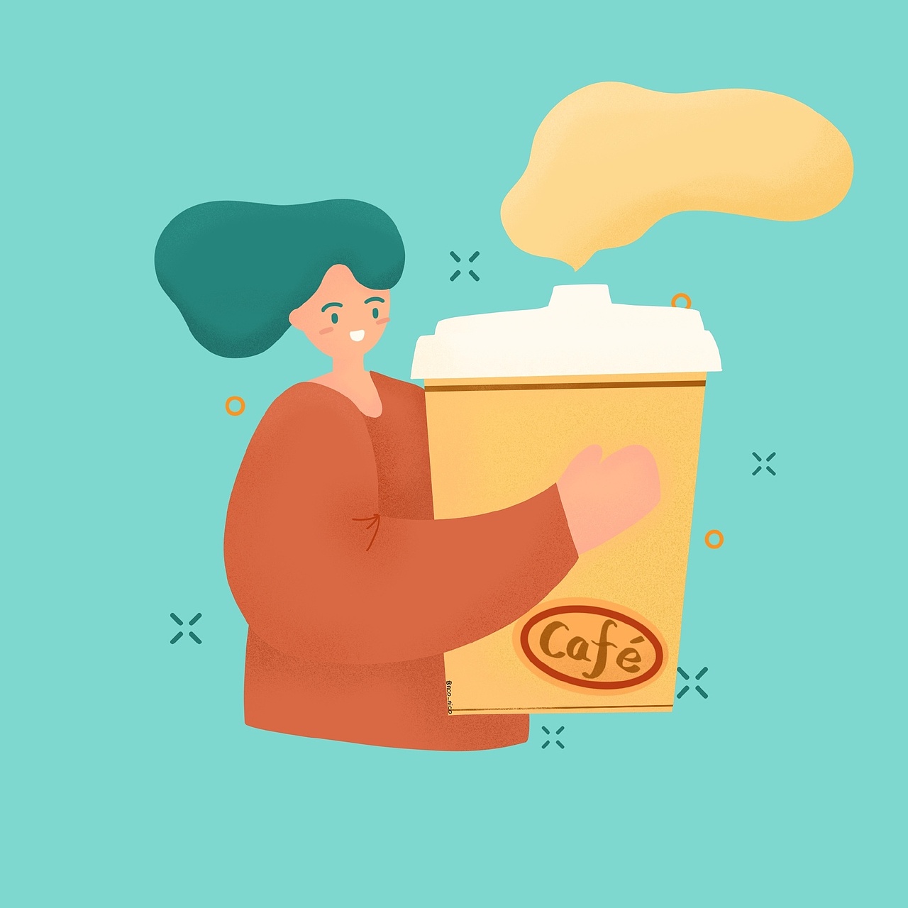 插画（图ZMjIxOTg5Njg4） - 创作习作 - 站酷设计师小胡小福福原创素材 - 站酷ZCOOL