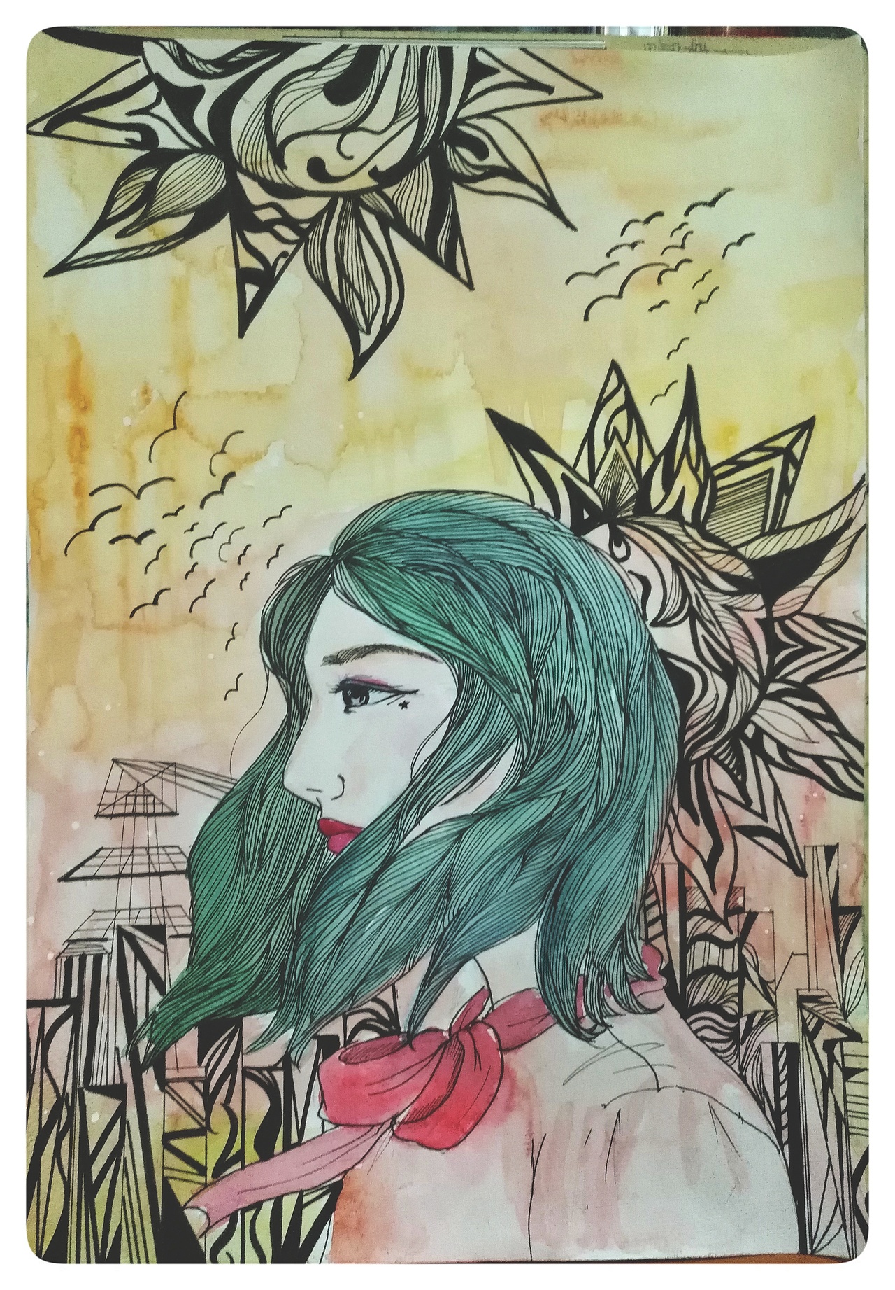 最近的状态（图ZMTA4MjgzMzc2） - 艺术插画 - 站酷设计师山今敏仪原创素材 - 站酷ZCOOL