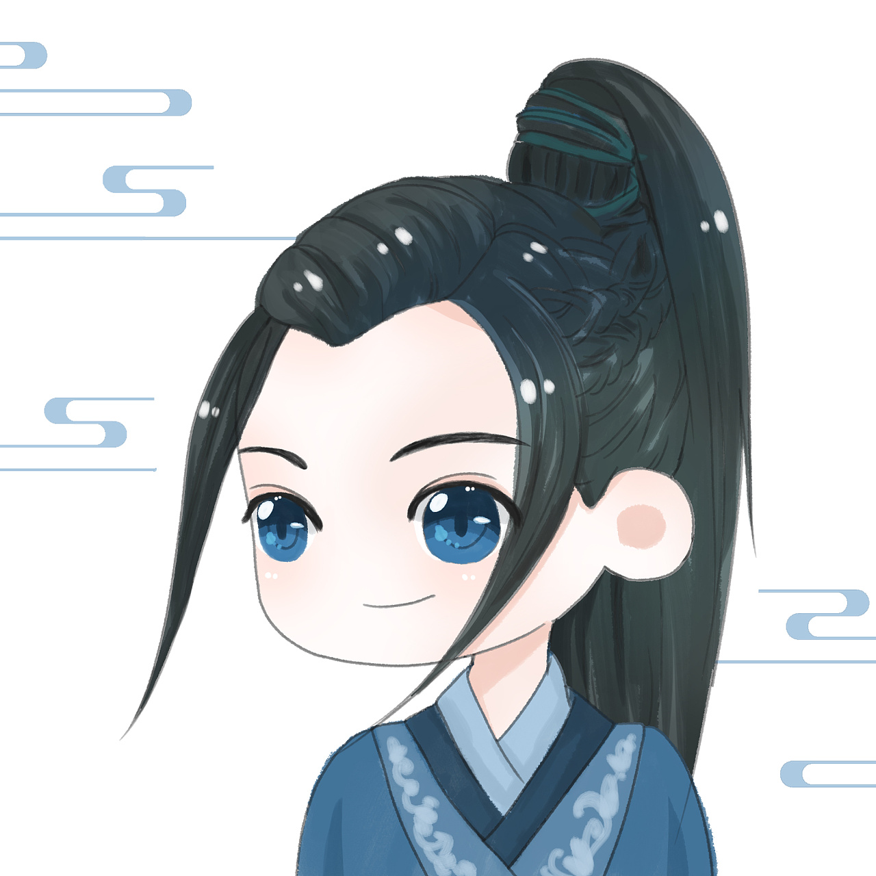 且听凤鸣q版古风人物