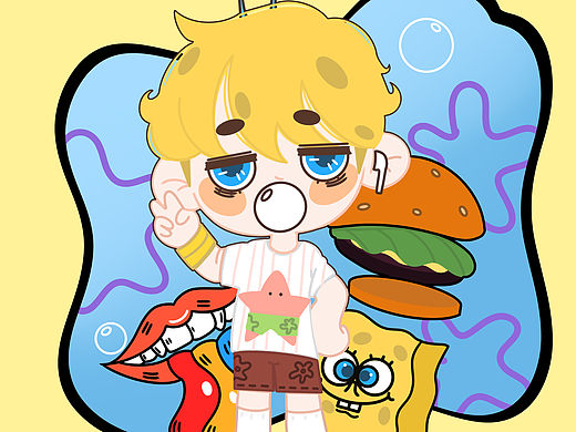 海绵宝宝同人Q版立绘