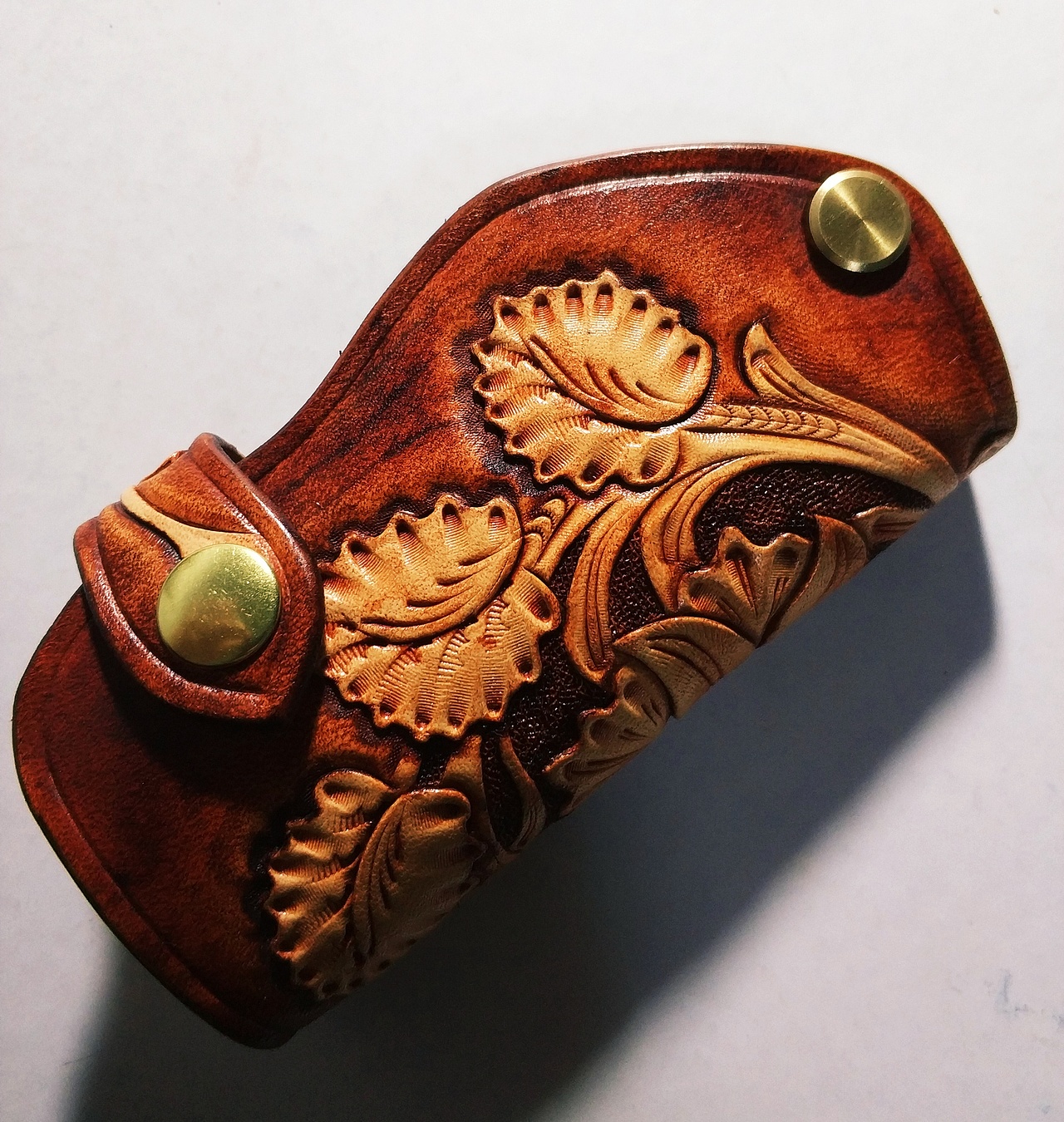 车钥匙套（图ZMTA2NTY2MTc2） - 工艺品设计 - 站酷设计师阿浩皮雕原创素材 - 站酷ZCOOL