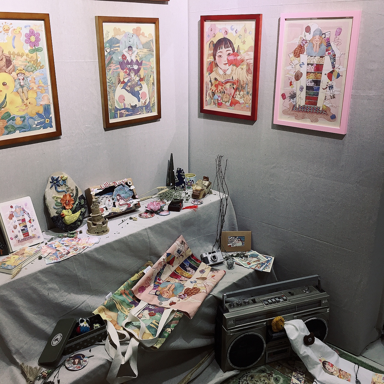 《Little Thing》（恋物）独立插画衍生品及毕设展示（图ZMTEzNjkwOTYw） - 其他 - 站酷设计师桔芊原创素材 - 站酷ZCOOL