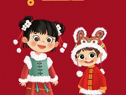 儿童拜年服拍摄_素材网站_图片免费下载-zcool站酷