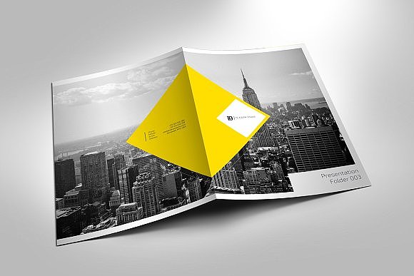 高端大气企业文件夹模板