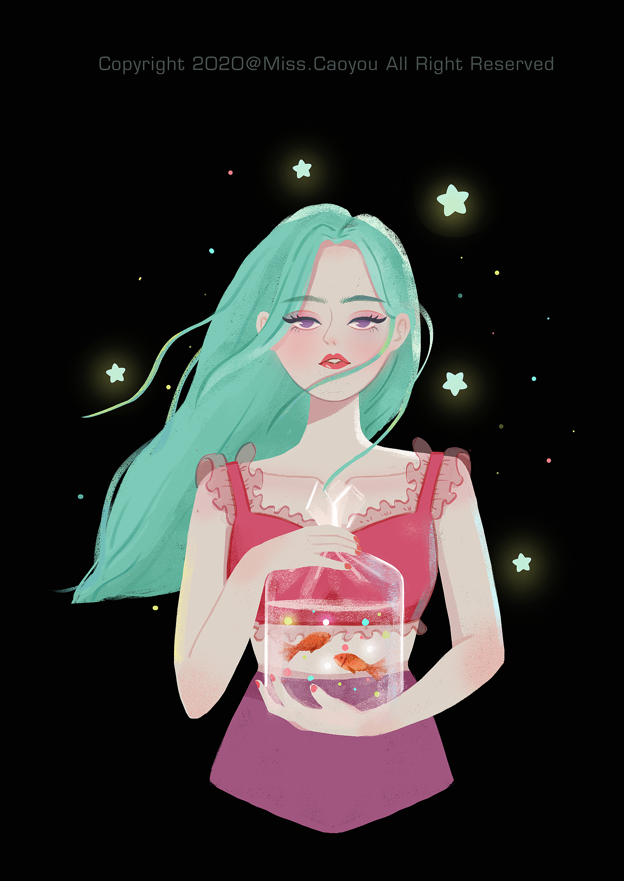 《少女风》练习（图ZMjE1MDkyNTIw） - 创作习作 - 站酷设计师草柚小姐工作室原创素材 - 站酷ZCOOL