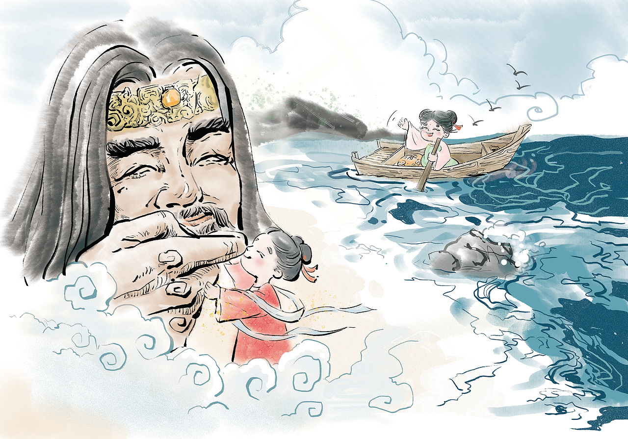 精卫填海附有惊喜故事小动画φω78