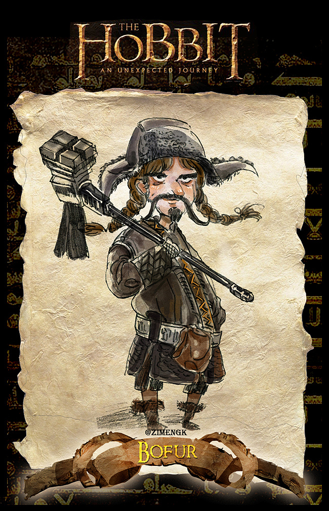 霍比特人q版卡通形象