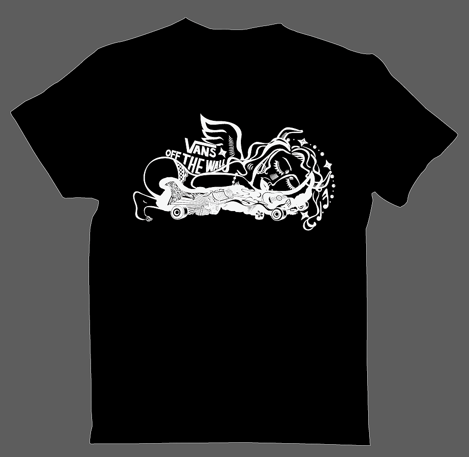 有关VansT恤的涂涂画画（图ZMTEyNTk3ODEy） - 艺术插画 - 站酷设计师哑D原创素材 - 站酷ZCOOL