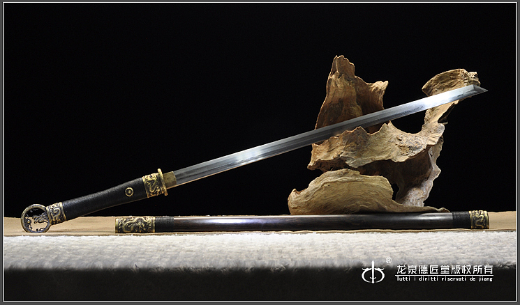 德匠堂宝剑-龙泉刀剑-高性能铜装环首刀(DJ-3395)