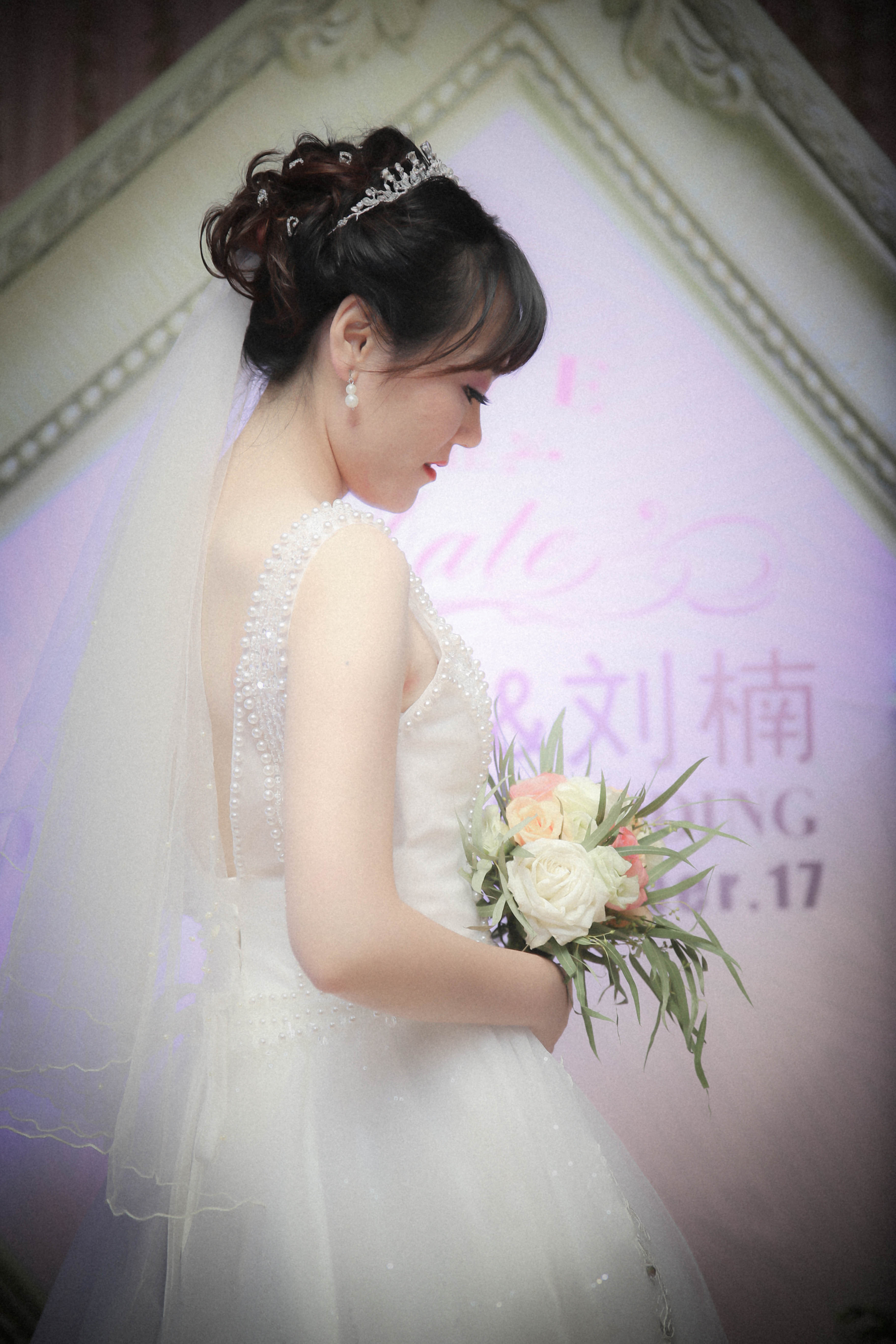 爱笑的女孩,美丽的新娘,婚礼跟拍摄影