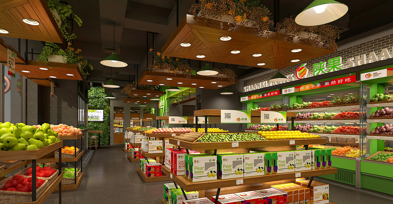 1992效果图~水果店