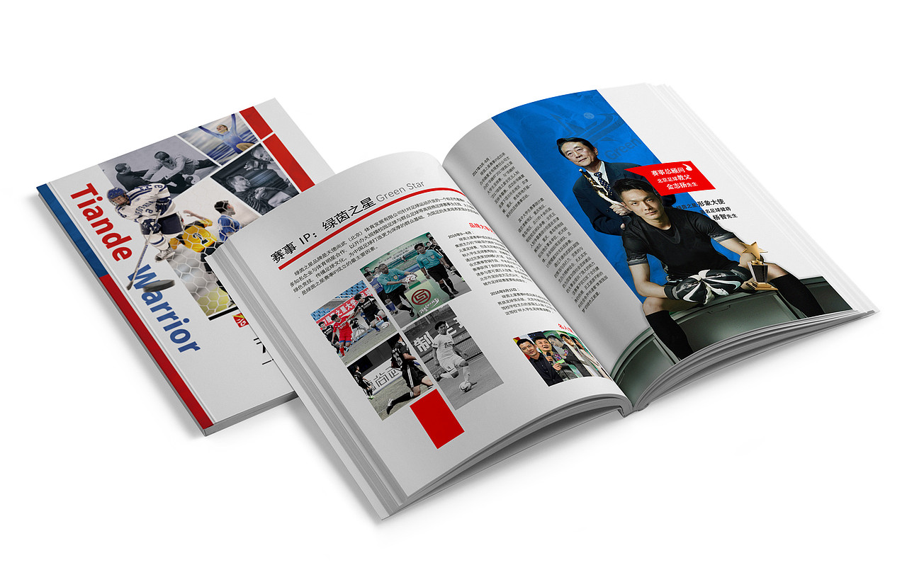 体育公司宣传画册