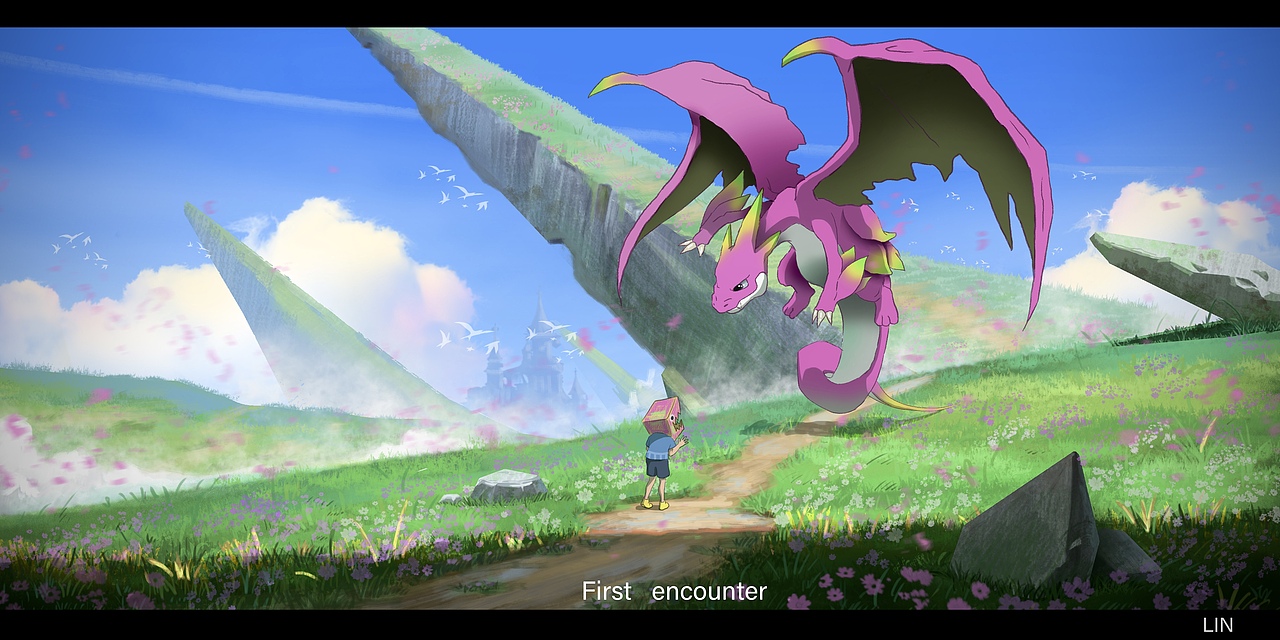 HOLY DRAGON CANYON（图ZMzM1NDI3NzY4） - 概念设定 - 站酷设计师芝士猪扒堡原创素材 - 站酷ZCOOL