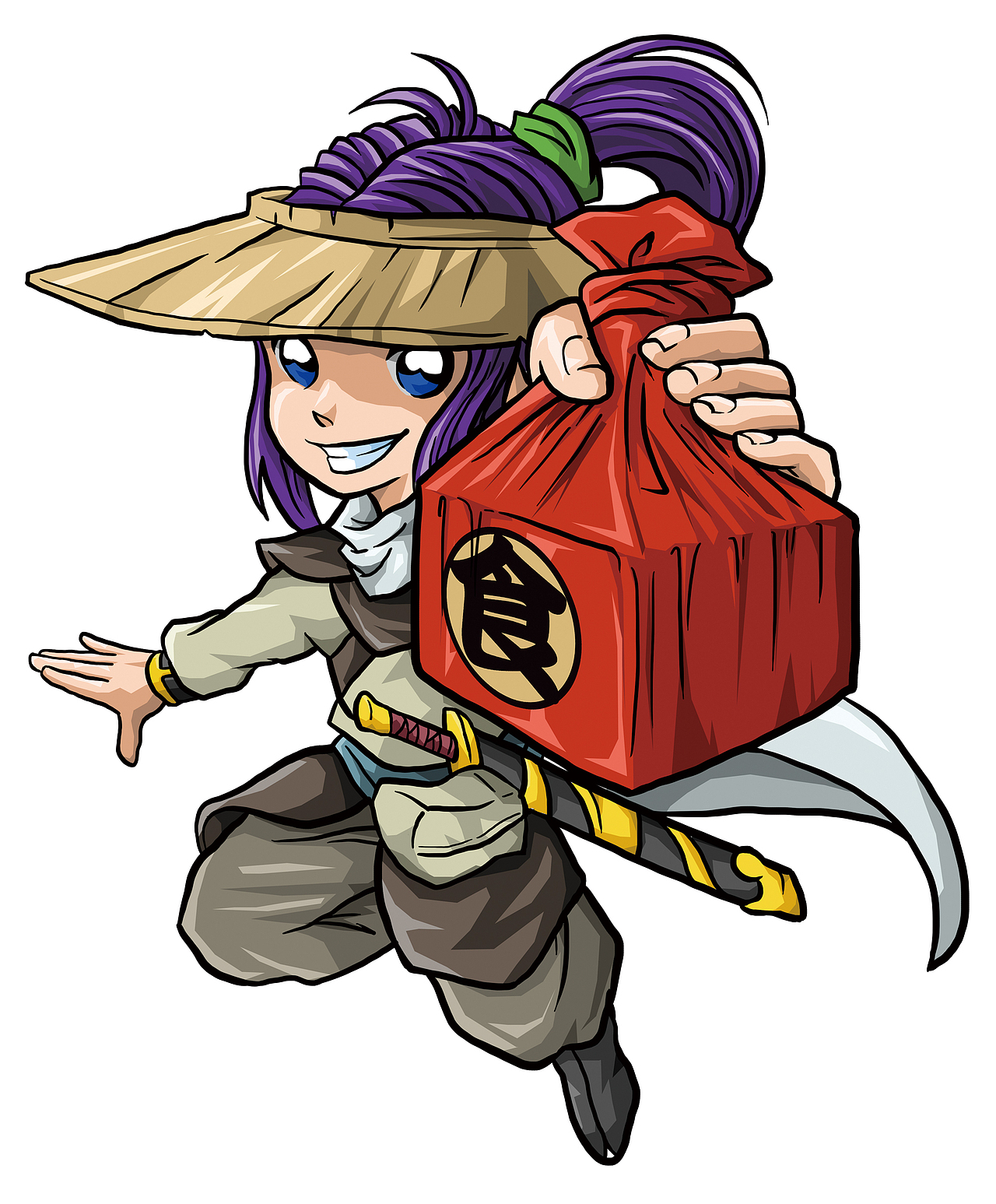 盒饭侠 人物插画（图ZMTk1MjkwNzky） - 商业插画 - 站酷设计师馒头爱白糖原创素材 - 站酷ZCOOL