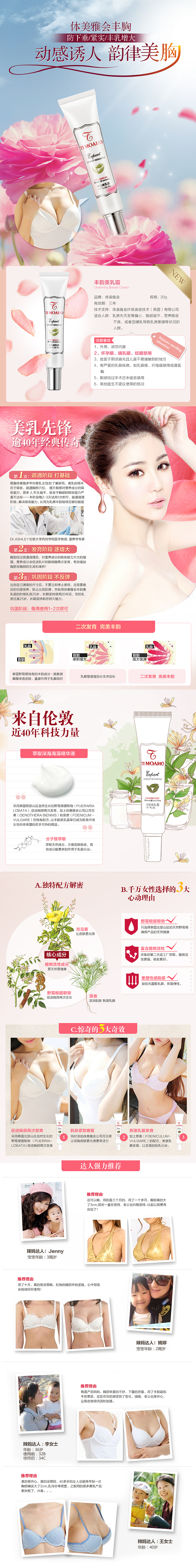 美妆详情页：丰胸类产品（图ZNDM4ODcxNDg=） - 电商 - 站酷设计师点奥文化团队原创素材 - 站酷ZCOOL