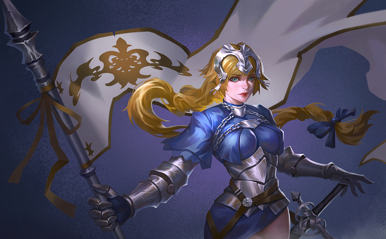 Fate/Apocrypha—贞德（图ZMTQyNjg2Mjcy） - 创作习作 - 站酷设计师不疼君原创素材 - 站酷ZCOOL