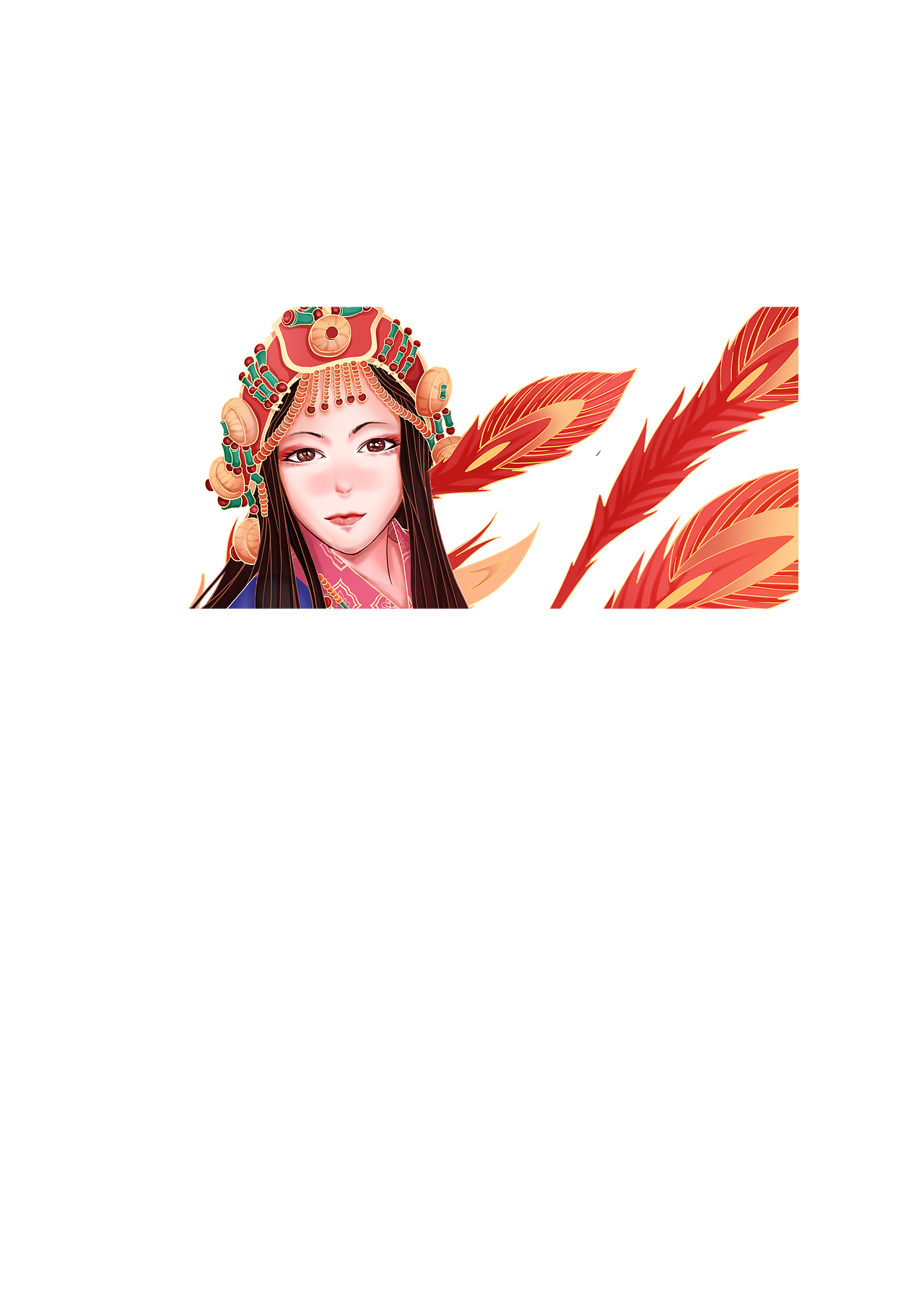 藏族菇凉（图ZMTkzMTA3Mjc2） - 商业插画 - 站酷设计师糖水煮画原创素材 - 站酷ZCOOL