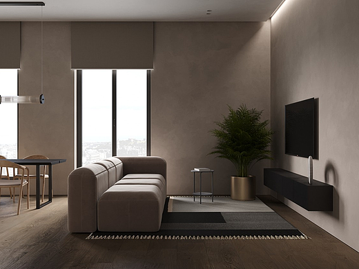 高级色系公寓设计 美学与生活的结合