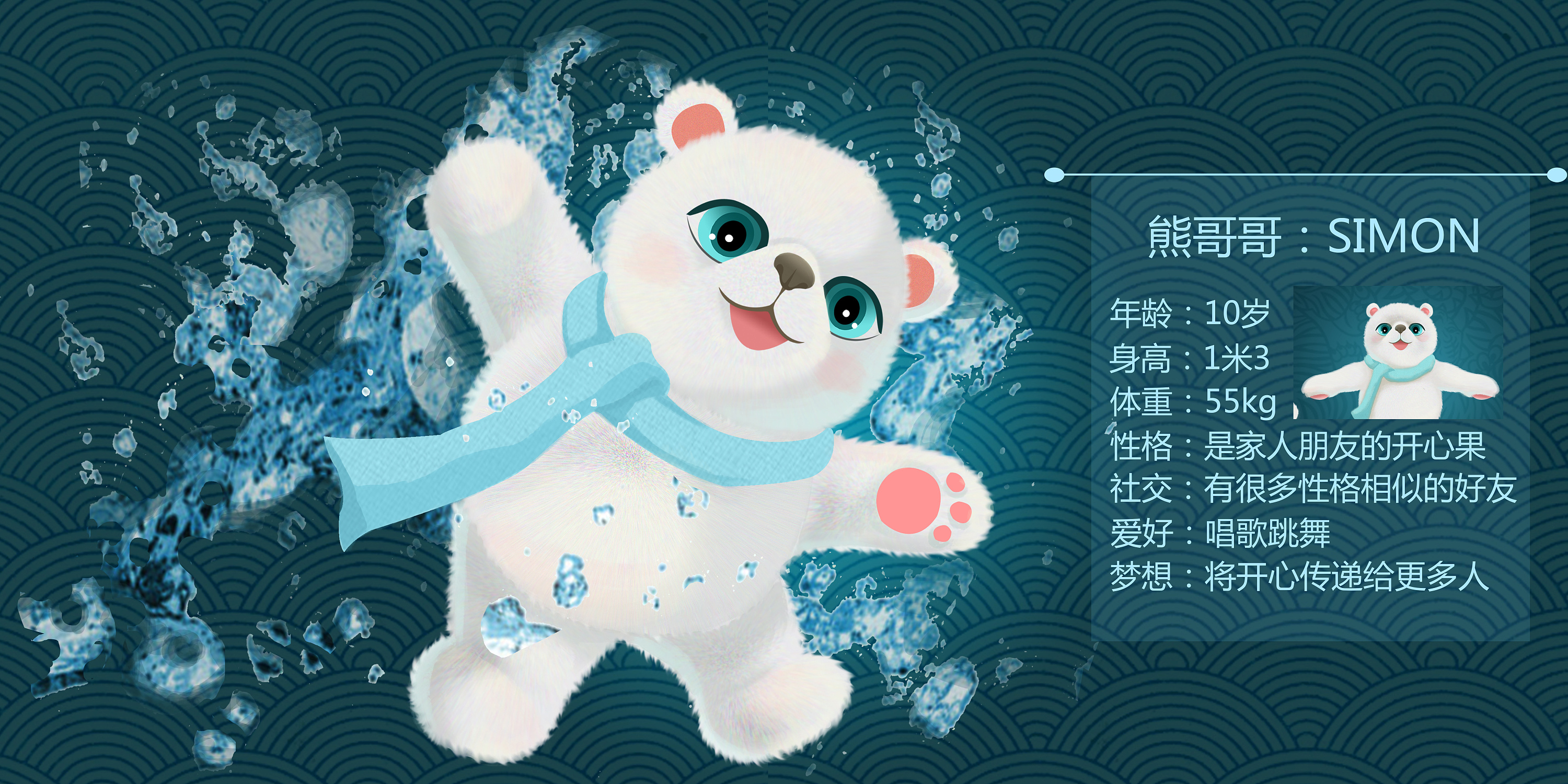 美的吉祥物设计