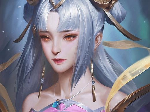 嫦娥(个人主页-ZNDExOTk2MzY=) - 单幅漫画 - 站酷设计师久吉FG原创素材 - 站酷ZCOOL