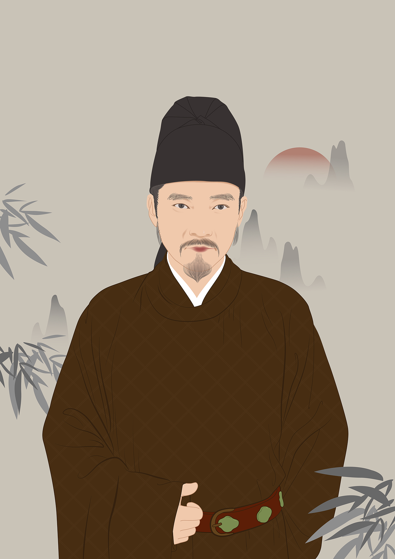 清平乐·人物插画·AI·鼠绘（图ZMjA1NTc4Nzcy） - 创作习作 - 站酷设计师风萧萧萧萧原创素材 - 站酷ZCOOL