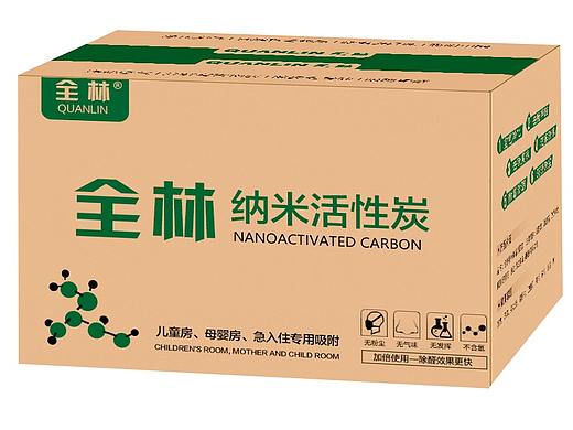 纳米活性炭 纸箱包装设计