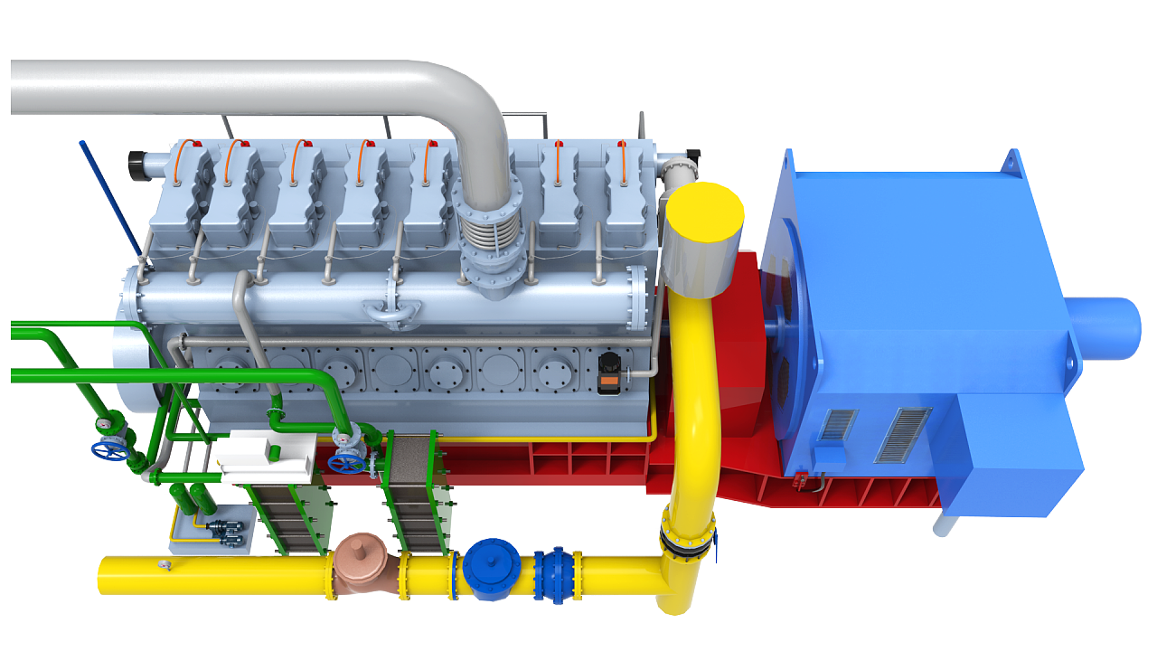 工业设备三维模型制作与渲染