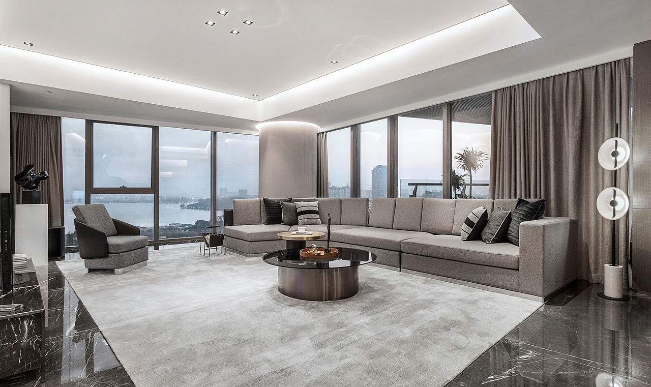 绍兴源盛·云锦中心大平层（图ZMjk1NTAyMjQ0） - 家装设计 - 站酷设计师越不繁原创素材 - 站酷ZCOOL