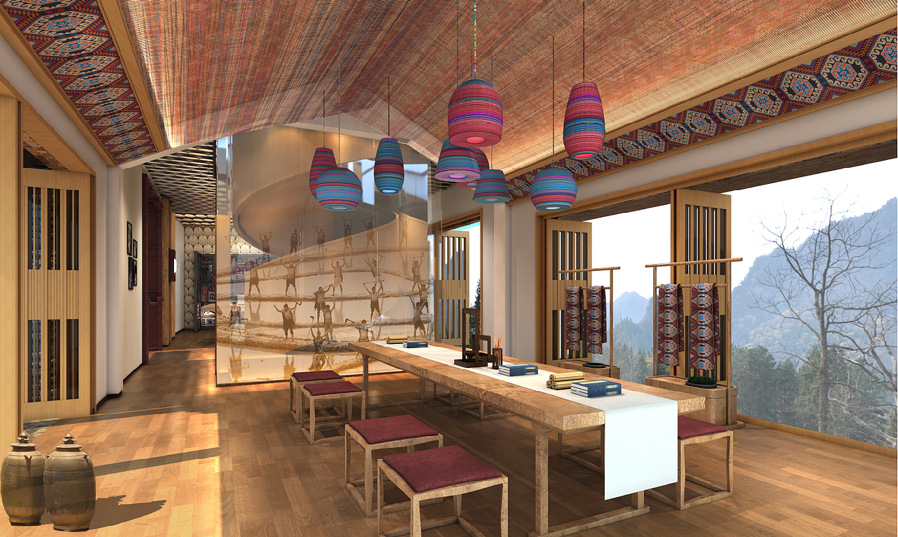 张家界民宿梓山漫居精品效果图—AD国际（图ZMjc4NjU0ODgw） - 建筑设计 - 站酷设计师AD岸狄建筑原创素材 - 站酷ZCOOL