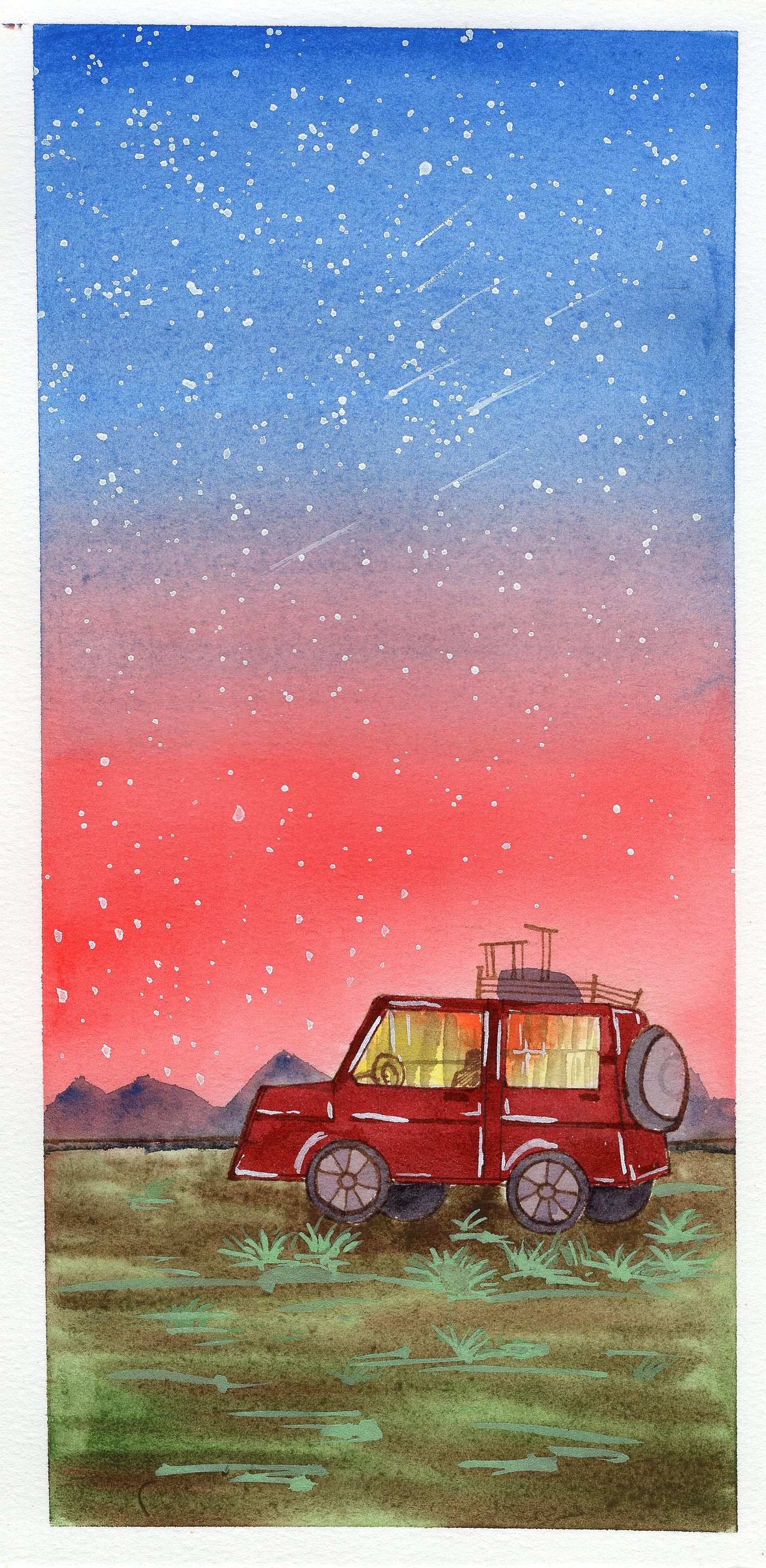 水彩-风景|插画|创作习作|董搞搞_原创作品-站酷zcool