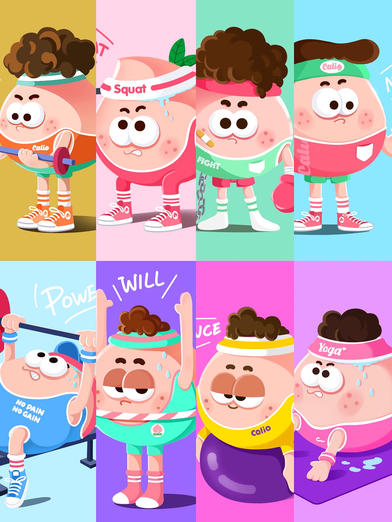 PeachCalio | 屁桃卡里奥（图ZMjUxODUxOTQ0） - IP形象 - 站酷设计师佐拉Zola原创素材 - 站酷ZCOOL