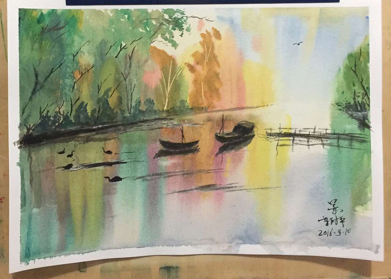 水彩画练习作品（图ZNTU0MTA4NDA=） - 绘画 - 站酷设计师郭才平原创素材 - 站酷ZCOOL