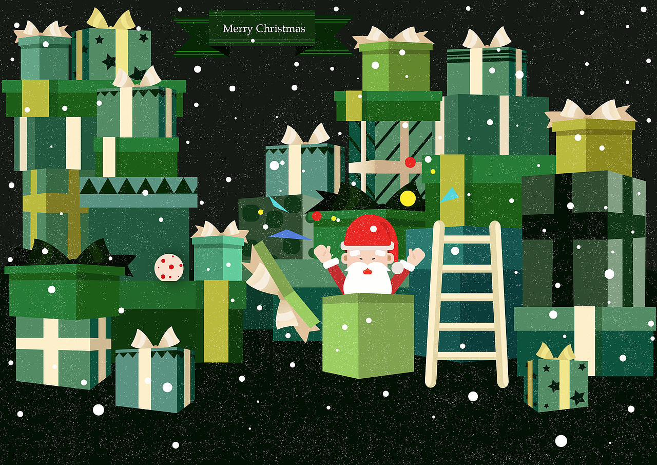 AI 圣诞快乐  merry christmas GIF